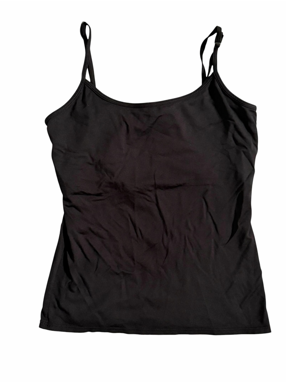 White House Black Market WHBM Camisole Tank Top Women's Small Black Nylon Blend